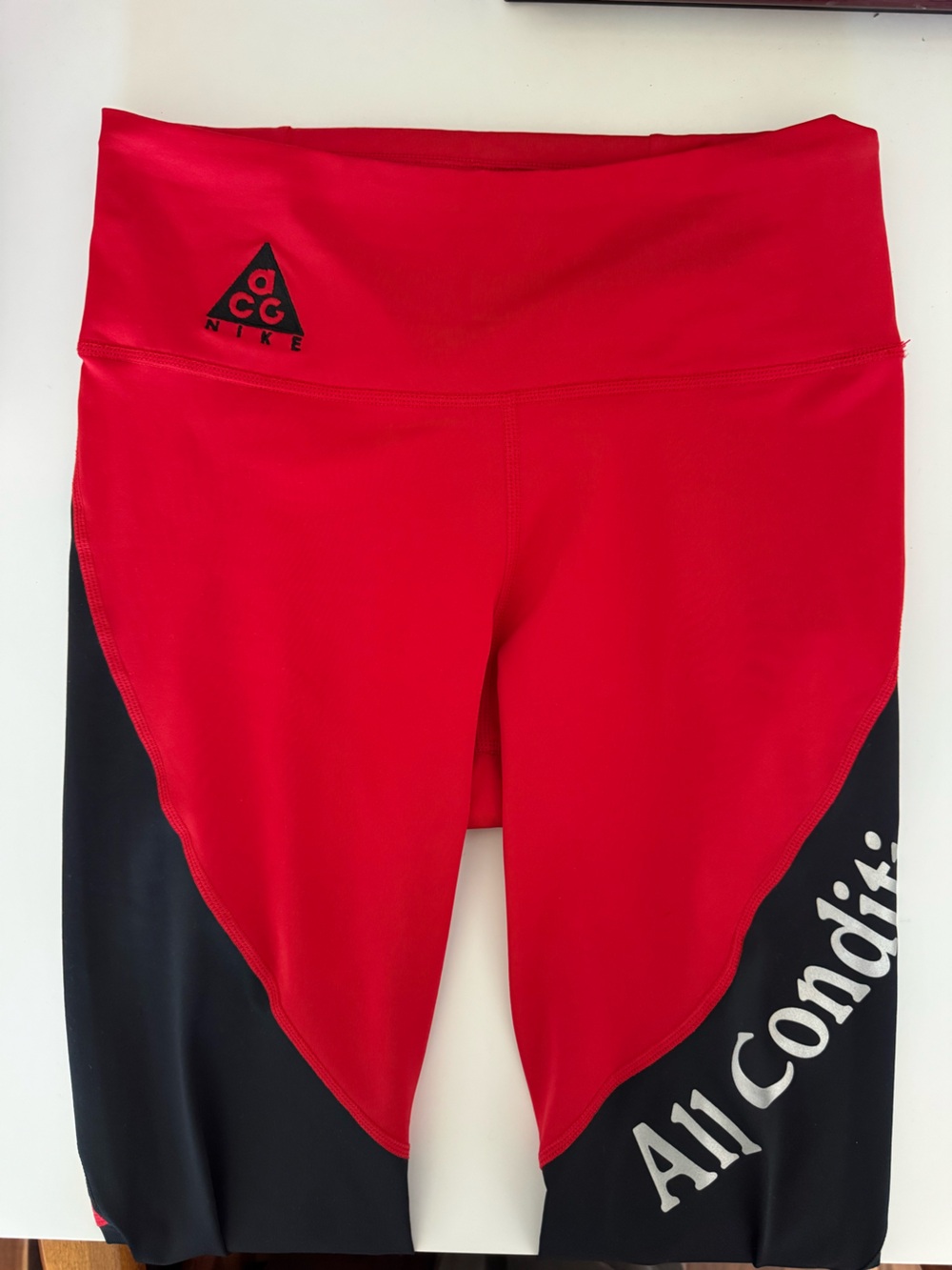 Vintage Nike ACG Red and Black Leggings